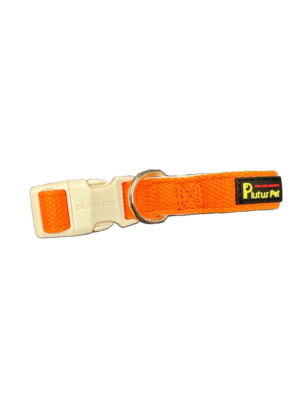 Plutus Pet Dog Collar Orange Xs